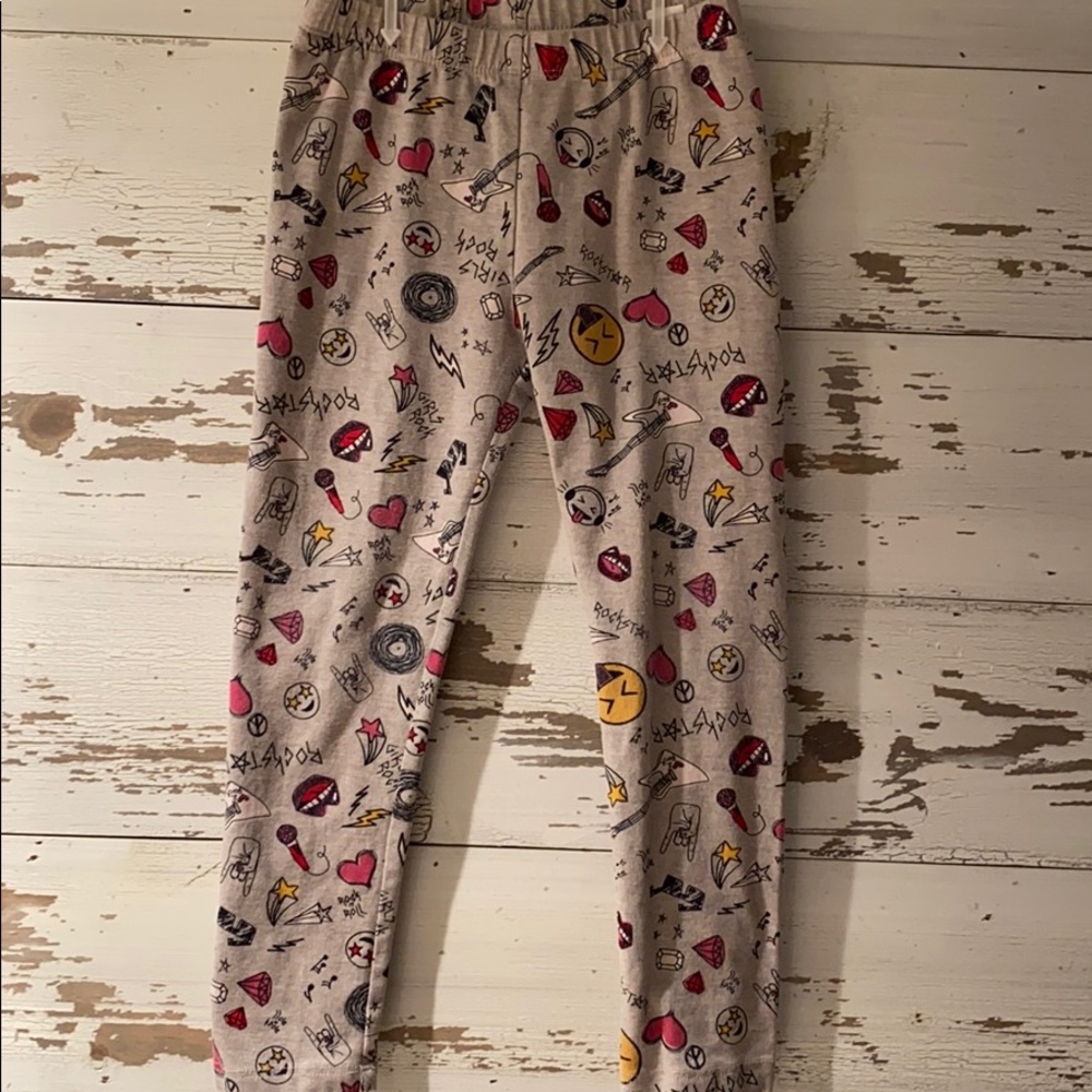 Girls Rock Leggings! Size Girl 5/6!